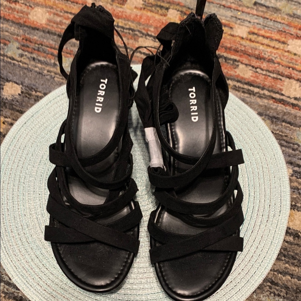 Torrid Women's Black Strappy Sandals